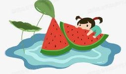 吃瓜卡通可爱图片大全,可爱吃瓜图鉴大放送！