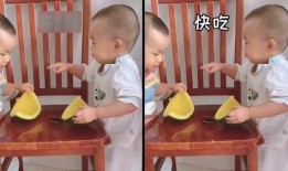 双胞胎吃瓜失控,上演爆笑家庭喜剧